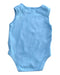 A Blue Sleeveless Bodysuits from Mothercare in size 0-3M for boy. (Back View)