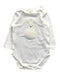 A White Long Sleeve Bodysuits from Seed in size 0-3M for girl. (Front View)