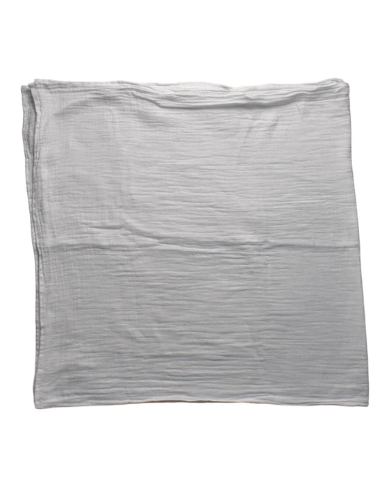 A White Swaddles from Aden & Anais in size O/S for neutral. (Front View)