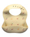 A Beige Bibs from Mushie in size O/S for girl. (Front View)