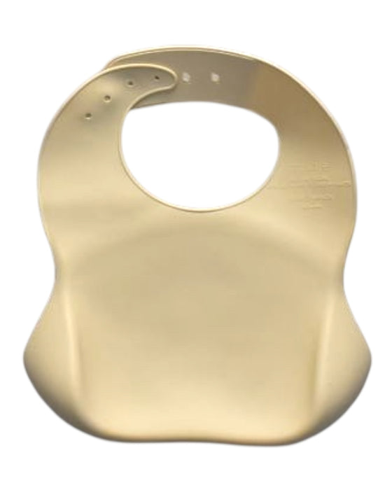 A Beige Bibs from Mushie in size O/S for girl. (Back View)