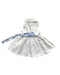 A White Sleeveless Dresses from Ralph Lauren in size 0-3M for girl. (Back View)