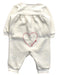 A White Long Sleeve Rompers from Tommy Hilfiger in size 3-6M for girl. (Back View)