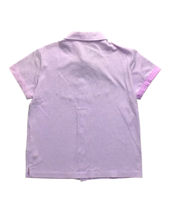 A Purple Short Sleeve Shirts from Nicholas & Bears in size 6T for boy. (Back View)