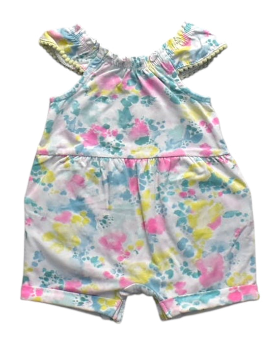 A Multicolour Sleeveless Rompers from Calvin Klein in size 0-3M for girl. (Back View)