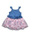 A Multicolour Sleeveless Dresses from Calvin Klein in size 12-18M for girl. (Front View)