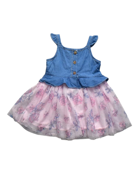 A Multicolour Sleeveless Dresses from Calvin Klein in size 12-18M for girl. (Back View)