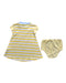 A Blue Dress Sets from Ralph Lauren in size 6-12M for girl. (Back View)