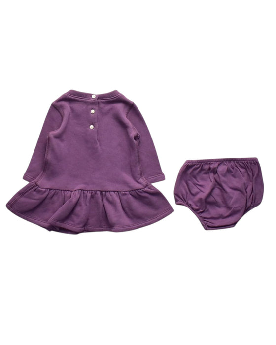 A Purple Dress Sets from Ralph Lauren in size 0-3M for girl. (Back View)