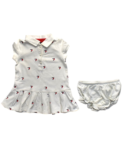 A White Skirt Sets from Tommy Hilfiger in size 6-12M for girl. (Front View)