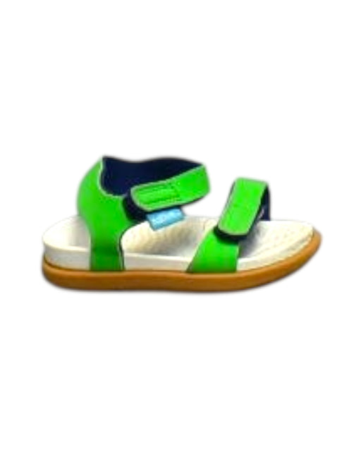 A Green Sandals from Native Shoes in size 12-18M for boy. (Front View)