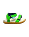 A Green Sandals from Native Shoes in size 12-18M for boy. (Front View)