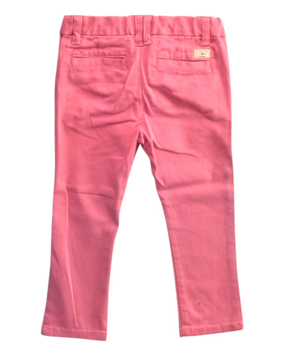 A Pink Casual Pants from Tommy Hilfiger in size 2T for girl. (Back View)