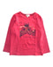 A Red Long Sleeve T Shirts from Paul Smith in size 4T for girl. (Front View)