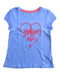 A Blue Short Sleeve Tops from Tommy Hilfiger in size 4T for girl. (Front View)