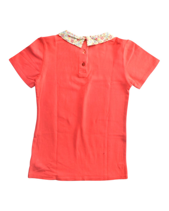 A Red Short Sleeve Tops from Chateau de Sable in size 12Y for girl. (Back View)