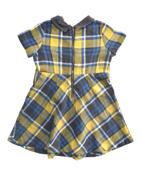 A Multicolour Short Sleeve Dresses from Bonpoint in size 4T for girl. (Back View)