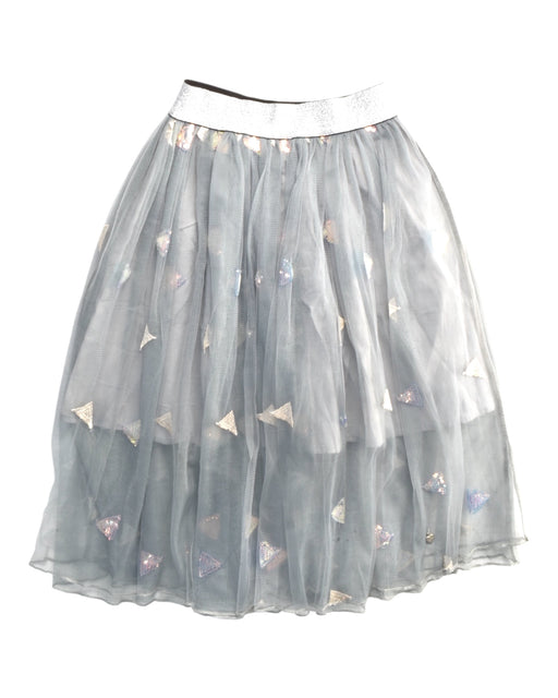 A Blue Tulle Skirts from bloomB in size 7Y for girl. (Front View)