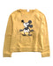 A Yellow Crewneck Sweatshirts from Disney x Sea Apple in size 8Y for girl. (Front View)