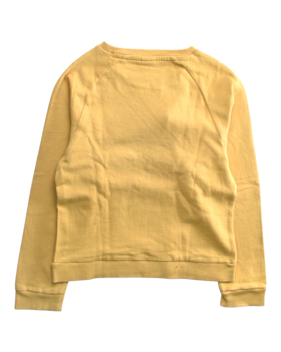 A Yellow Crewneck Sweatshirts from Disney x Sea Apple in size 8Y for girl. (Back View)