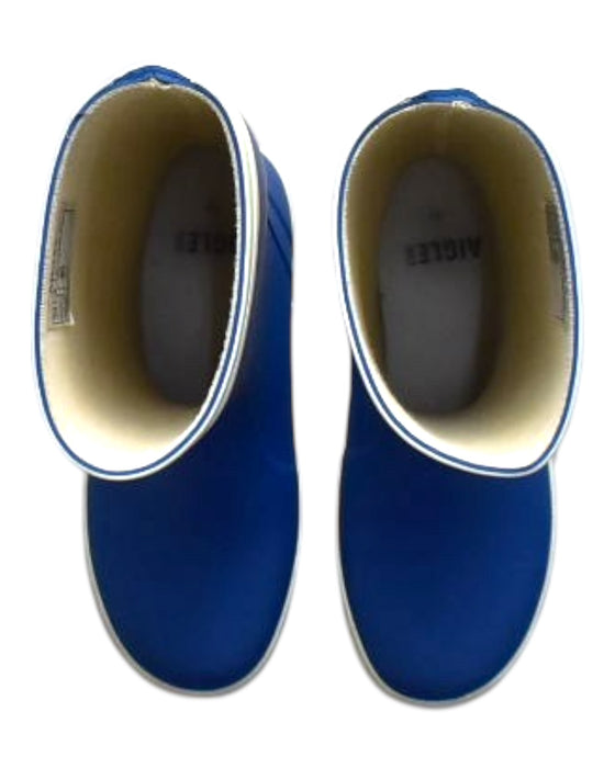 A  Rain Boots from Aigle in size 9Y for boy. (Back View)