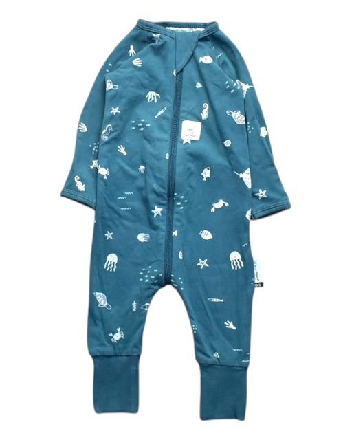 A Blue Onesies from ErgoPouch in size 0-3M for boy. (Front View)