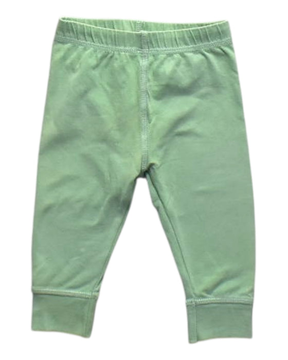 A Green Leggings from Seed in size 3-6M for girl. (Front View)