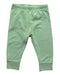 A Green Leggings from Seed in size 3-6M for girl. (Front View)