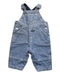 A Blue Long Overalls from Petit Bateau in size 3-6M for boy. (Front View)