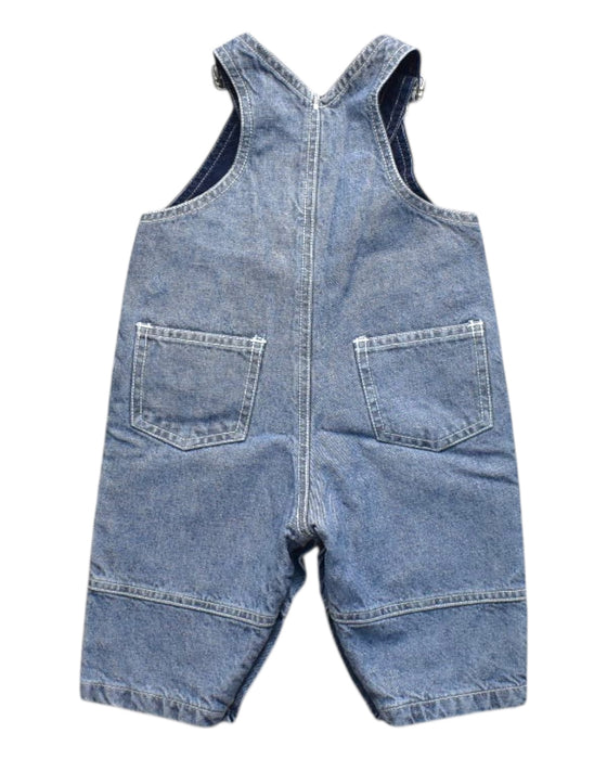 A Blue Long Overalls from Petit Bateau in size 3-6M for boy. (Back View)