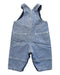 A Blue Long Overalls from Petit Bateau in size 3-6M for boy. (Back View)