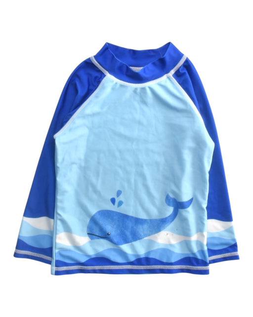 A Blue Rash Guards from The Original Flap Happy in size 3T for boy. (Front View)