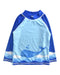 A Blue Rash Guards from The Original Flap Happy in size 3T for boy. (Front View)