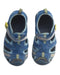 A Blue Sandals from pediped in size 3T for boy. (Back View)