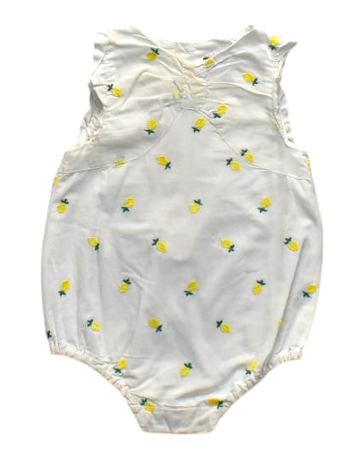 A White Sleeveless Rompers from Sergent Major in size 3-6M for girl. (Front View)