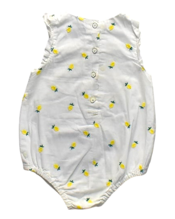 A White Sleeveless Rompers from Sergent Major in size 3-6M for girl. (Back View)