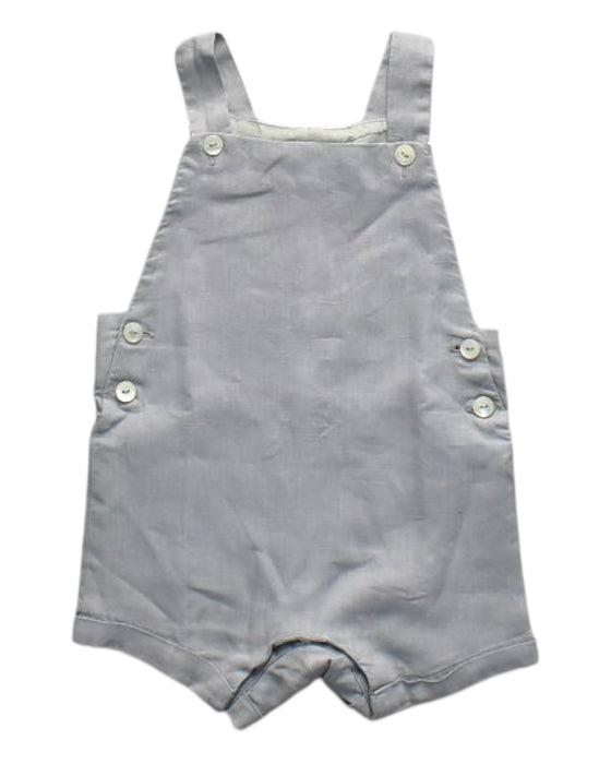 A Grey Overall Shorts from Jacadi in size 6-12M for boy. (Front View)