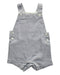 A Grey Overall Shorts from Jacadi in size 6-12M for boy. (Front View)