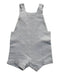 A Grey Overall Shorts from Jacadi in size 6-12M for boy. (Back View)