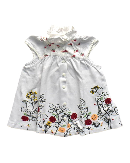 A Multicolour Sleeveless Dresses from Du Pareil au même in size 3-6M for girl. (Front View)