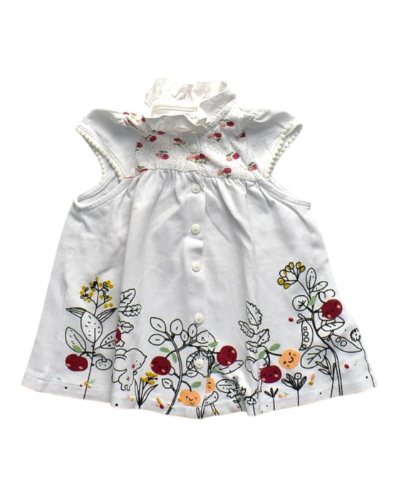 A Multicolour Sleeveless Dresses from Du Pareil au même in size 3-6M for girl. (Front View)
