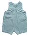 A Blue Sleeveless Rompers from Jacadi in size 3-6M for girl. (Back View)