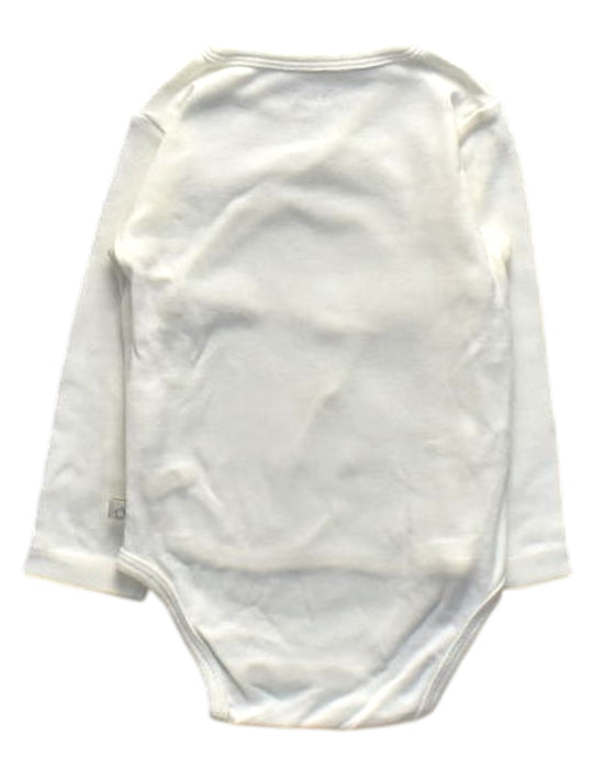 A White Long Sleeve Bodysuits from Cadet Rousselle in size 3-6M for girl. (Back View)