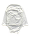 A White Long Sleeve Bodysuits from Bout'Chou in size 3-6M for boy. (Back View)