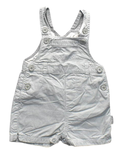 A White Overall Shorts from Chateau de Sable in size 3-6M for boy. (Front View)