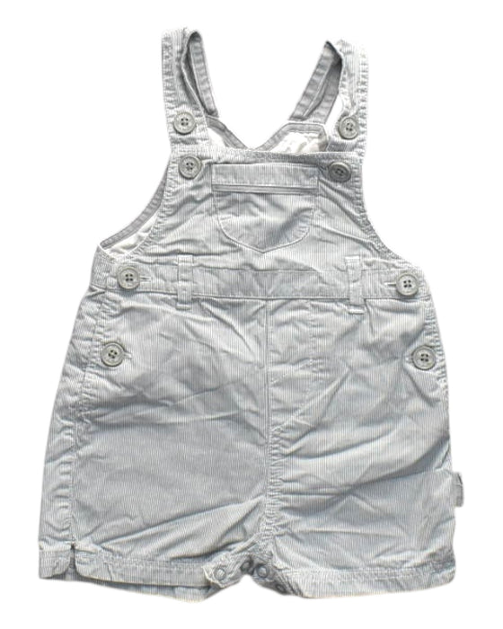 A White Overall Shorts from Chateau de Sable in size 3-6M for boy. (Front View)