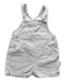A White Overall Shorts from Chateau de Sable in size 3-6M for boy. (Front View)