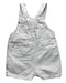 A White Overall Shorts from Chateau de Sable in size 3-6M for boy. (Back View)