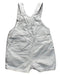 A White Overall Shorts from Chateau de Sable in size 3-6M for boy. (Back View)