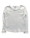 A White Long Sleeve Tops from Petit Bateau in size 6T for girl. (Front View)
